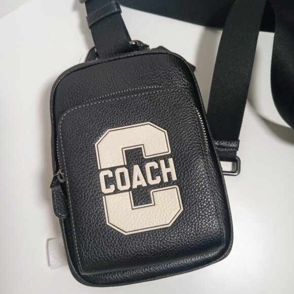 Coach Racer Sling Pack With Varsity Motif CAJ39 - Picture 8 of 8